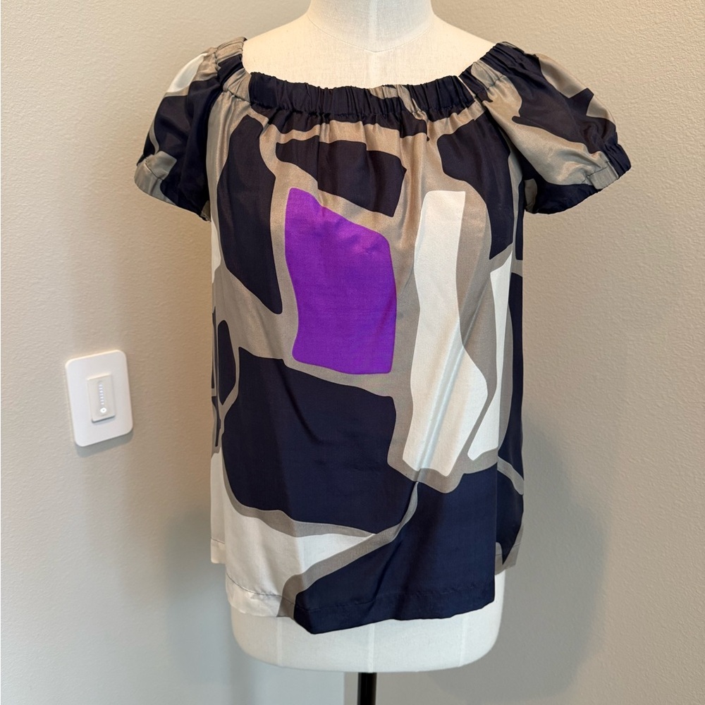 Theory Abstract Print Women's Top